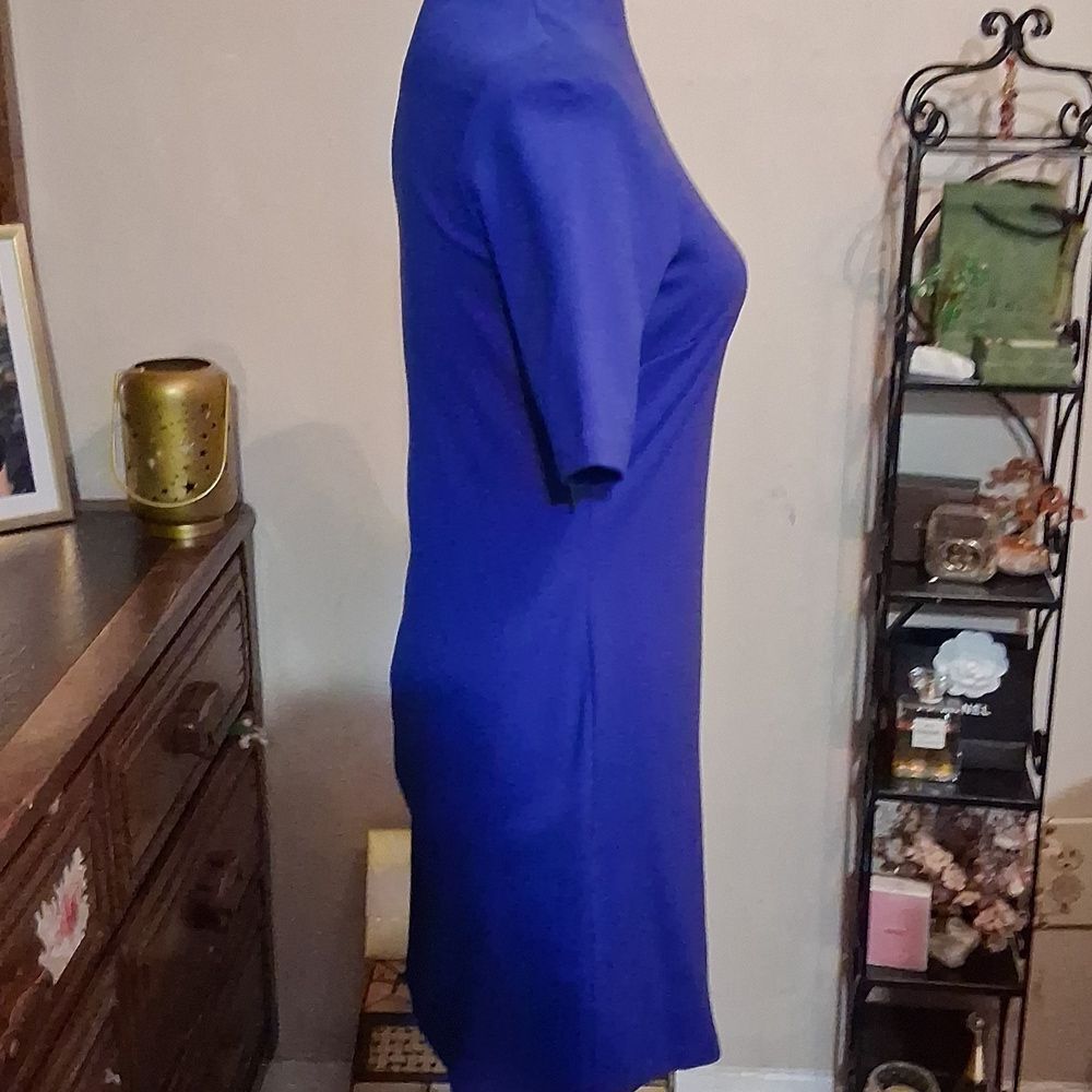 NWT NASTY GAL Women's 3/4 sleeve Royal Blue Dress Size Medium - Picture 5 of 8